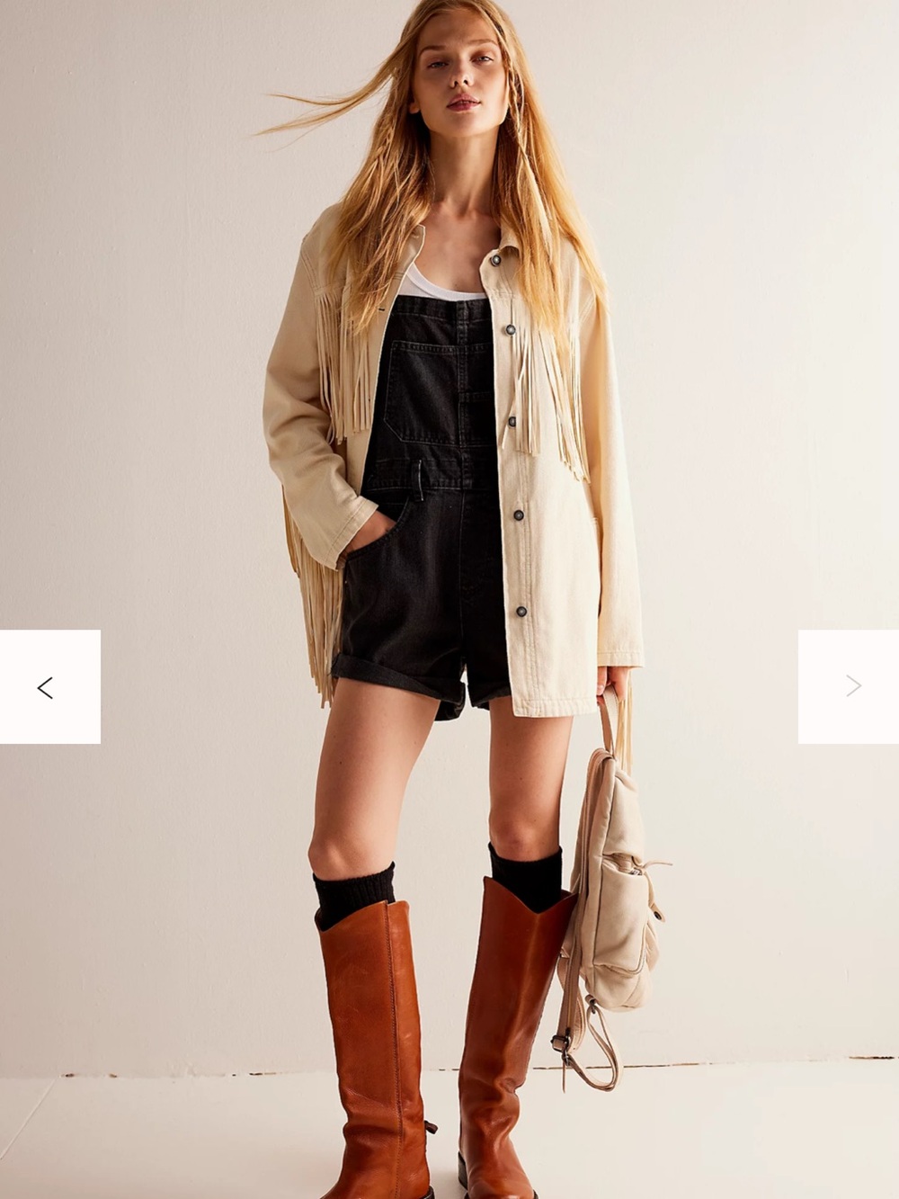 Free People We The Free Ziggy Shortalls Black Denim Overalls M - Picture 4 of 7